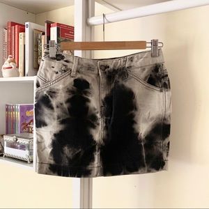 French Connection Acid Wash Skirt